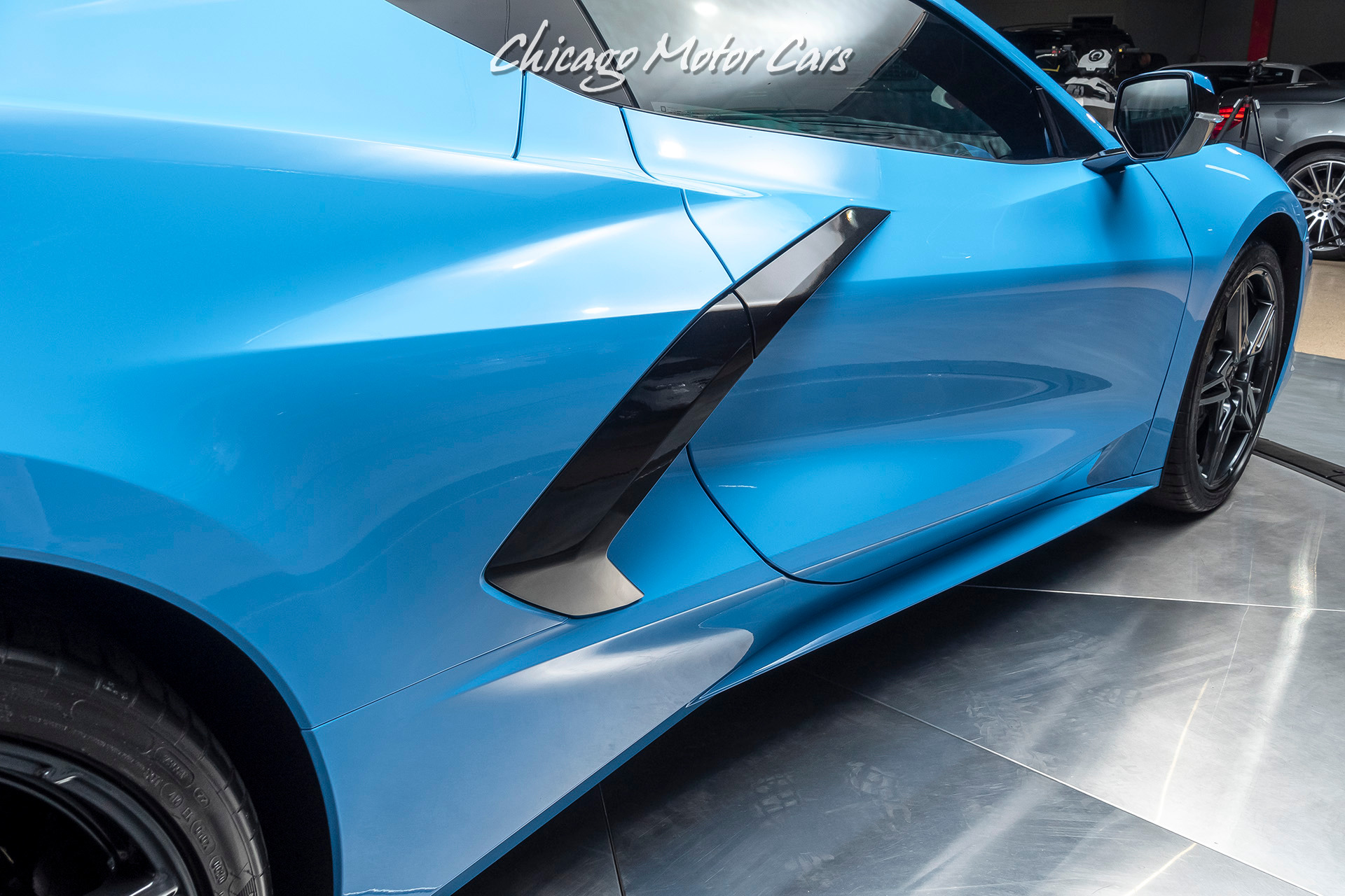 Used-2020-Chevrolet-Corvette-Stingray-RARE-Rapid-Blue-LOW-Miles-Performance-Exhaust