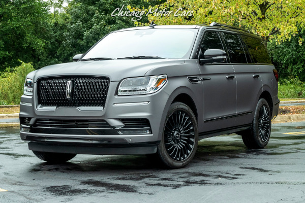 Used 2018 Lincoln Navigator Black Label Matte Black Wrap! Rear Entertainment! for sale Sold at Chicago Motor Cars in West Chicago IL 60185 2