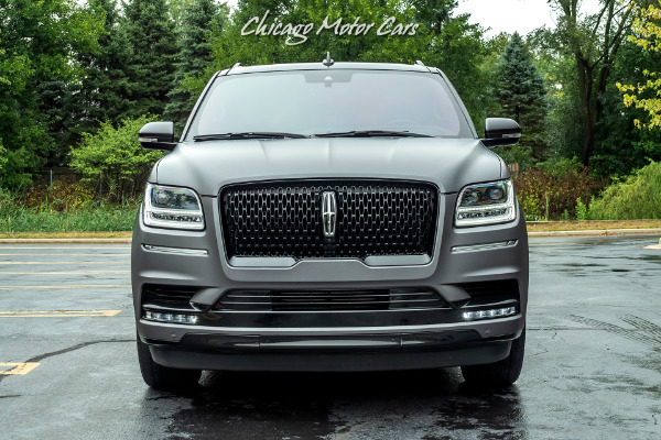 Used 2018 Lincoln Navigator Black Label Matte Black Wrap! Rear Entertainment! for sale Sold at Chicago Motor Cars in West Chicago IL 60185 3