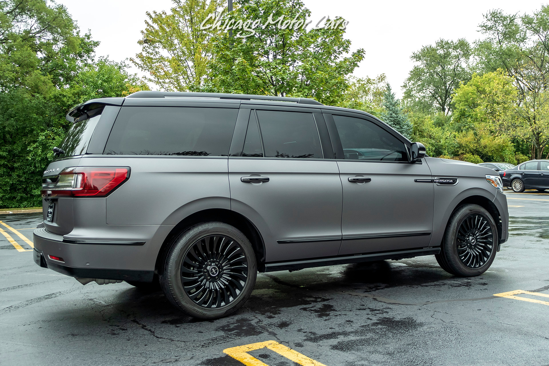 used-2018-lincoln-navigator-black-label-matte-black-wrap-rear