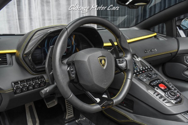 Used-2019-Lamborghini-Aventador-LP740-4-S-Roadster-LOW-Miles-Grigio-Telesto-Ad-Personam-LOADED