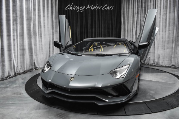 Used 2019 Lamborghini Aventador LP740-4 S Roadster LOW Miles! Grigio Telesto! Ad Personam! LOADED for sale Sold at Chicago Motor Cars in West Chicago IL 60185 2