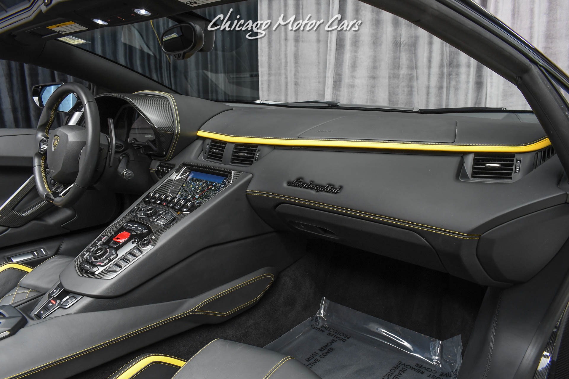 Used-2019-Lamborghini-Aventador-LP740-4-S-Roadster-LOW-Miles-Grigio-Telesto-Ad-Personam-FULL-PPF-LOADED