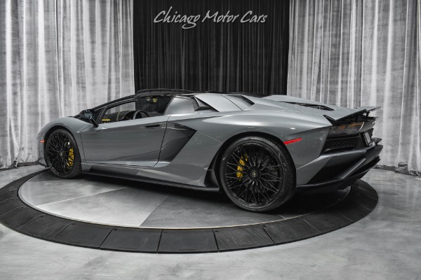 Used 2019 Lamborghini Aventador LP740-4 S Roadster LOW Miles! Grigio Telesto! Ad Personam! LOADED for sale Sold at Chicago Motor Cars in West Chicago IL 60185 3