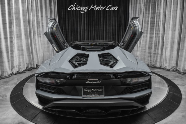 Used-2019-Lamborghini-Aventador-LP740-4-S-Roadster-LOW-Miles-Grigio-Telesto-Ad-Personam-LOADED