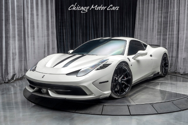 Used 2015 Ferrari 458 Speciale Coupe - Novitec Upgrades! 3k Miles! Carbon Fiber! Annual Service Complete! for sale Sold at Chicago Motor Cars in West Chicago IL 60185 2
