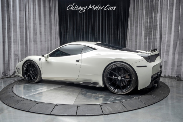 Used 2015 Ferrari 458 Speciale Coupe - Novitec Upgrades! 3k Miles! Carbon Fiber! Annual Service Complete! for sale Sold at Chicago Motor Cars in West Chicago IL 60185 3