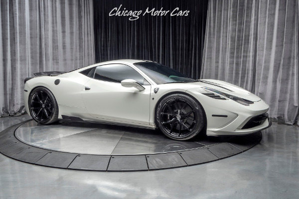 Used 2015 Ferrari 458 Speciale Coupe - Novitec Upgrades! 3k Miles! Carbon Fiber! Annual Service Complete! for sale Sold at Chicago Motor Cars in West Chicago IL 60185 6