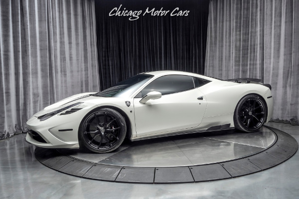 Used 2015 Ferrari 458 Speciale Coupe - Novitec Upgrades! 3k Miles! Carbon Fiber! Annual Service Complete! for sale Sold at Chicago Motor Cars in West Chicago IL 60185 1
