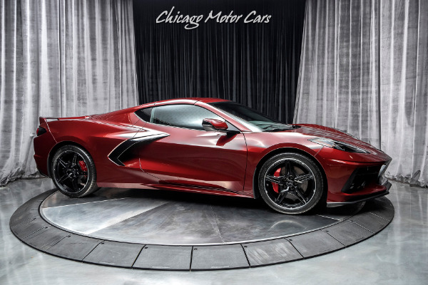 Used 2020 Chevrolet Corvette Stingray 2LT Z51 Coupe - Long Beach Red RARE! Z51 Performance Pkg! 72 MILES for sale Sold at Chicago Motor Cars in West Chicago IL 60185 6