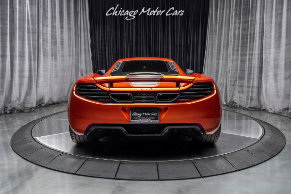 Used 2013 McLaren MP4-12C Coupe Volcano Orange Carbon Fiber Everywhere! Serviced! for sale Sold at Chicago Motor Cars in West Chicago IL 60185 6