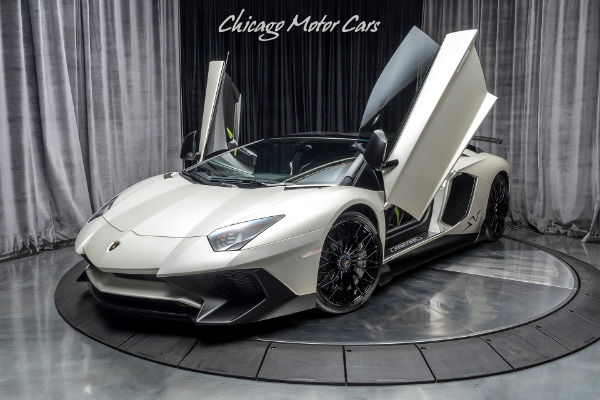 Used 2016 Lamborghini Aventador LP750-4 SV Roadster Only 2050 Miles MSRP $596k+ Upgrades! for sale Sold at Chicago Motor Cars in West Chicago IL 60185 3