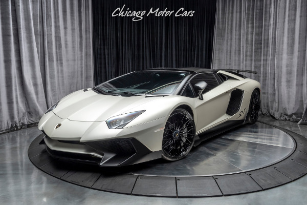 Used 2016 Lamborghini Aventador LP750-4 SV Roadster Only 2050 Miles MSRP $596k+ Upgrades! for sale Sold at Chicago Motor Cars in West Chicago IL 60185 4