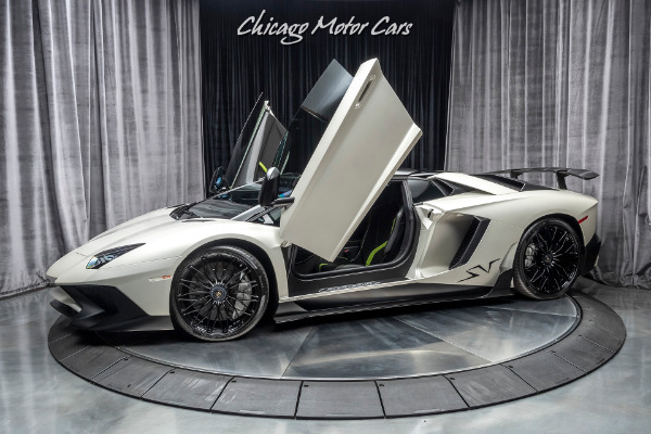 Used 2016 Lamborghini Aventador LP750-4 SV Roadster Only 2050 Miles MSRP $596k+ Upgrades! for sale Sold at Chicago Motor Cars in West Chicago IL 60185 1