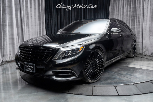 Used 2015 Mercedes-Benz S-Class S 550 $103k+MSRP! 22 Black Forgiato Wheels! for sale Sold at Chicago Motor Cars in West Chicago IL 60185 2
