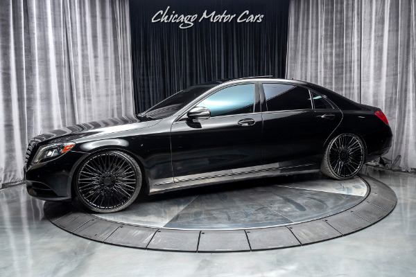 Used 2015 Mercedes-Benz S-Class S 550 $103k+MSRP! 22 Black Forgiato Wheels! for sale Sold at Chicago Motor Cars in West Chicago IL 60185 1