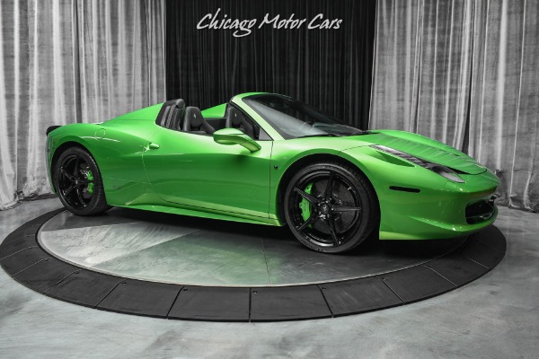 Used 2014 Ferrari 458 Spider - Original MSRP $357k + LOADED! CARBON FIBER RACING PKG! for sale Sold at Chicago Motor Cars in West Chicago IL 60185 6