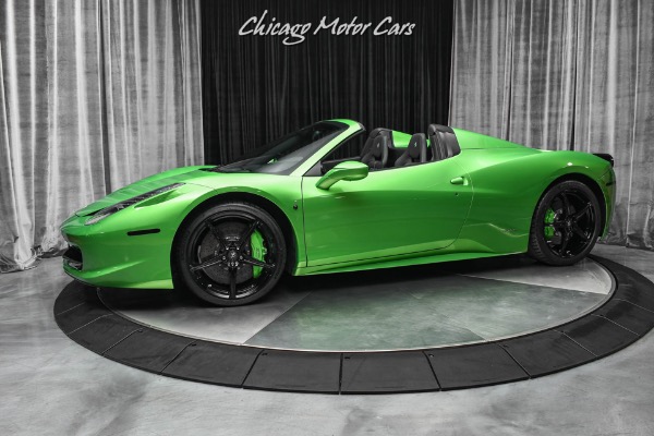 Used 2014 Ferrari 458 Spider - Original MSRP $357k + LOADED! CARBON FIBER RACING PKG! for sale Sold at Chicago Motor Cars in West Chicago IL 60185 1