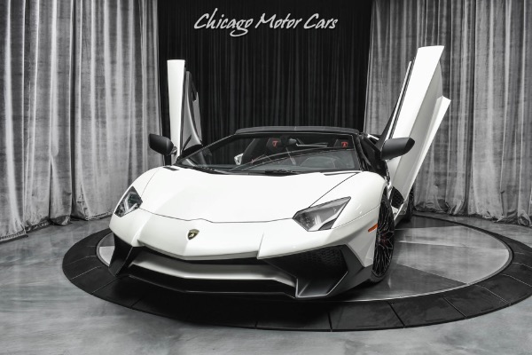 Used 2016 Lamborghini Aventador LP750-4 SV Roadster MSRP $606K+ TONS OF CARBON FIBER! Serviced! 9k Miles! for sale Sold at Chicago Motor Cars in West Chicago IL 60185 2