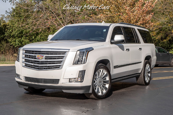 Used 2018 Cadillac Escalade ESV 4WD Platinum SUV MSRP $102K+ LOADED! REAR SEAT ENTERTAINMENT! for sale Sold at Chicago Motor Cars in West Chicago IL 60185 2