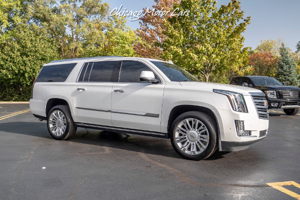 Used 2018 Cadillac Escalade ESV 4WD Platinum SUV MSRP $102K+ LOADED! REAR SEAT ENTERTAINMENT! for sale Sold at Chicago Motor Cars in West Chicago IL 60185 4