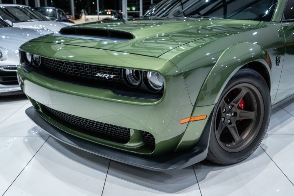 Used 2018 Dodge Challenger SRT Demon 1 of 2 in F8 Green w/Brass Monkey Wheels FORZA Stage 4R 1100HP for sale Sold at Chicago Motor Cars in West Chicago IL 60185 4