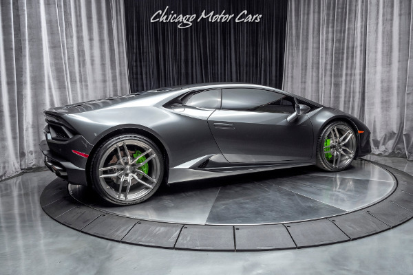 Used 2018 Lamborghini Huracan LP580-2 Coupe MSRP $234K+ Tech Package 5k Miles UPGRADED Wheels & Exhaust! for sale Sold at Chicago Motor Cars in West Chicago IL 60185 5