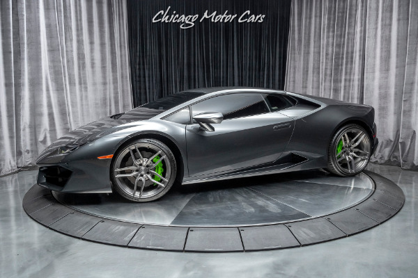 Used 2018 Lamborghini Huracan LP580-2 Coupe MSRP $234K+ Tech Package 5k Miles UPGRADED Wheels & Exhaust! for sale Sold at Chicago Motor Cars in West Chicago IL 60185 1