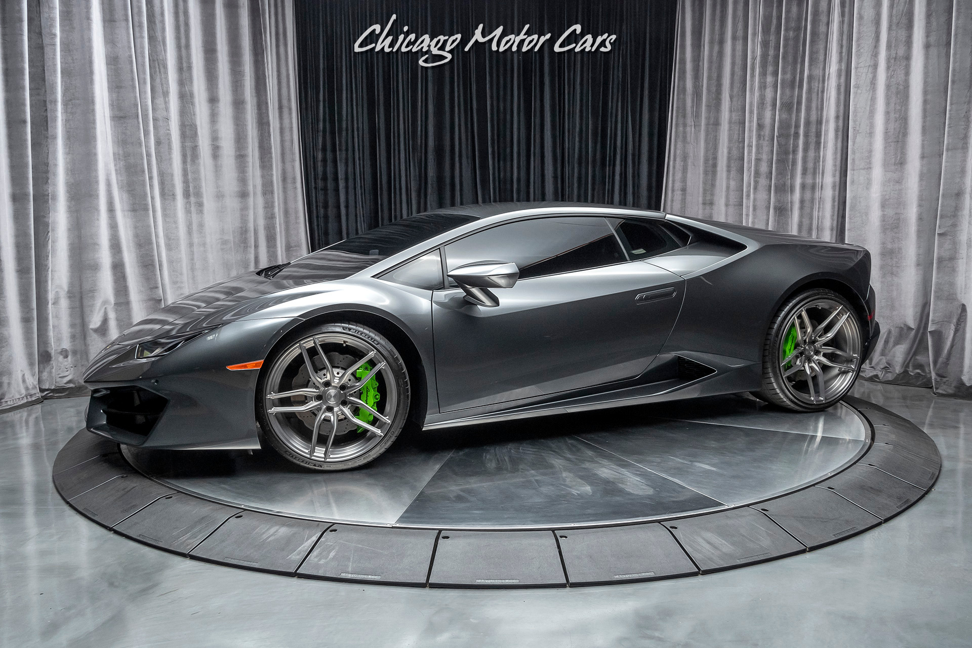 Used 2018 Lamborghini Huracan LP580-2 Coupe MSRP $234K+ Tech Package 5k Miles UPGRADED Wheels & Exhaust! for sale Sold at Chicago Motor Cars in West Chicago IL 60185 1