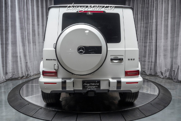 Used 2020 Mercedes-Benz G63 AMG 4 Matic SUV RARE White on White! AMG Night Package! Gorgeous! for sale Sold at Chicago Motor Cars in West Chicago IL 60185 4