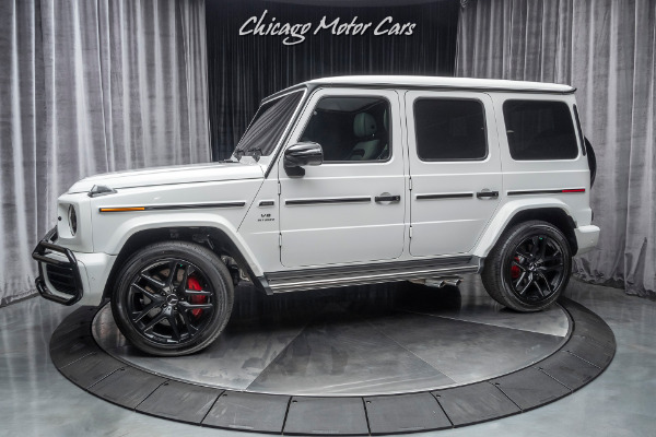Used 2020 Mercedes-Benz G63 AMG 4 Matic SUV RARE White on White! AMG Night Package! Gorgeous! for sale Sold at Chicago Motor Cars in West Chicago IL 60185 1