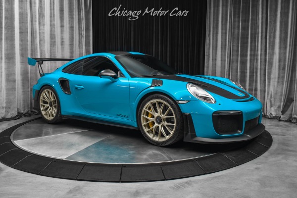 Used 2018 Porsche 911 GT2 RS Weissach Package $18k Magnesium Wheels Serviced New Tires Front Lift for sale Sold at Chicago Motor Cars in West Chicago IL 60185 6
