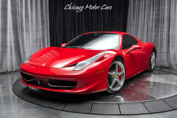 Used 2013 Ferrari 458 Spider Convertible Front Axle Lift! Carbon Fiber LEDs LOADED & Serviced! for sale Sold at Chicago Motor Cars in West Chicago IL 60185 2