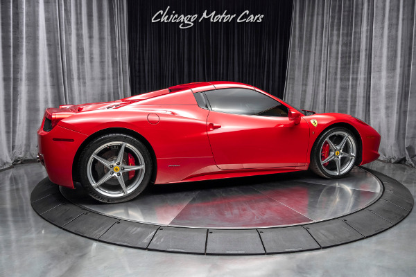 Used 2013 Ferrari 458 Spider Convertible Front Axle Lift! Carbon Fiber LEDs LOADED & Serviced! for sale Sold at Chicago Motor Cars in West Chicago IL 60185 5