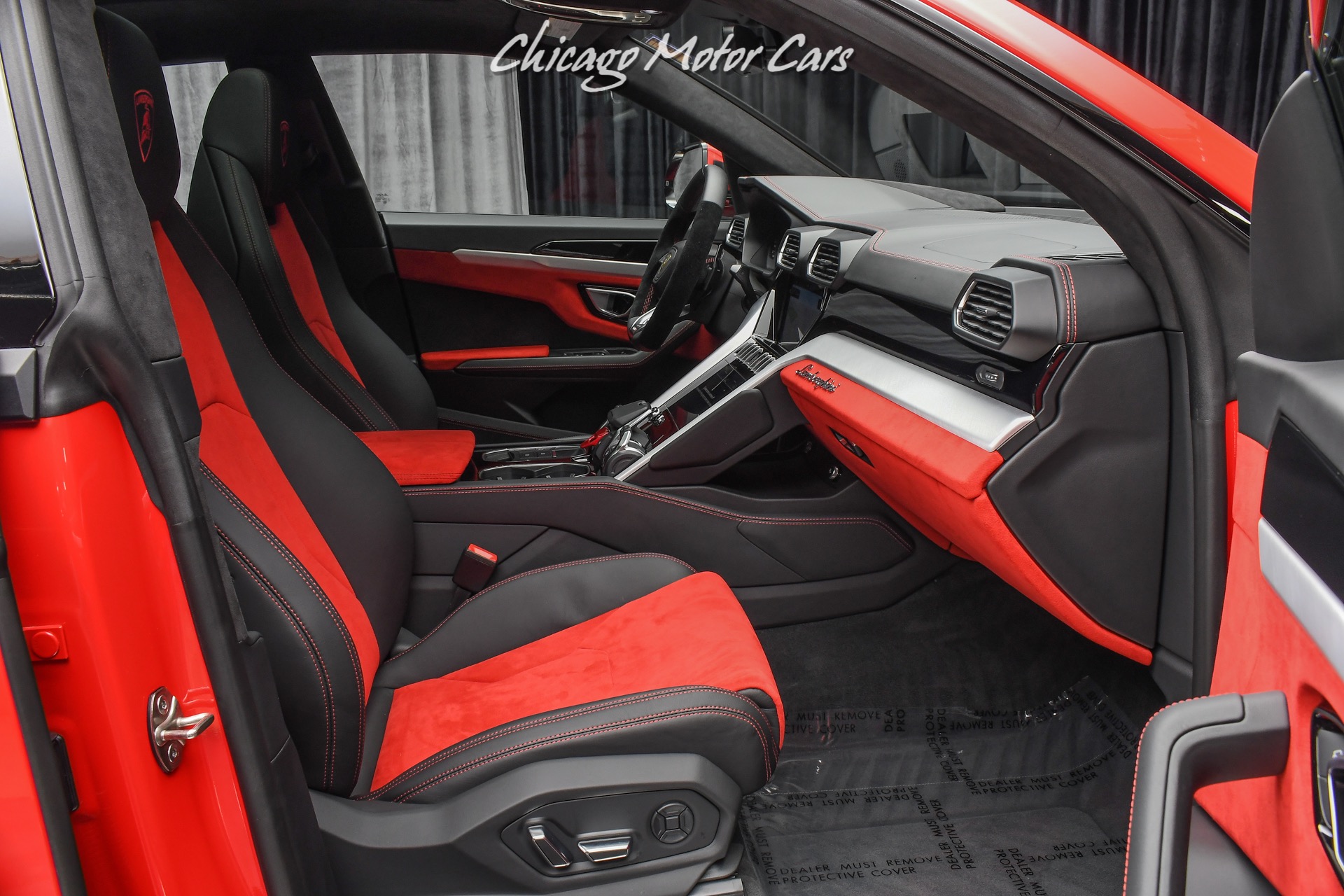 Used-2020-Lamborghini-Urus-Panoramic-Glass-Roof-HOT-RedRed-Color-Combo-Full-ADAS-Package