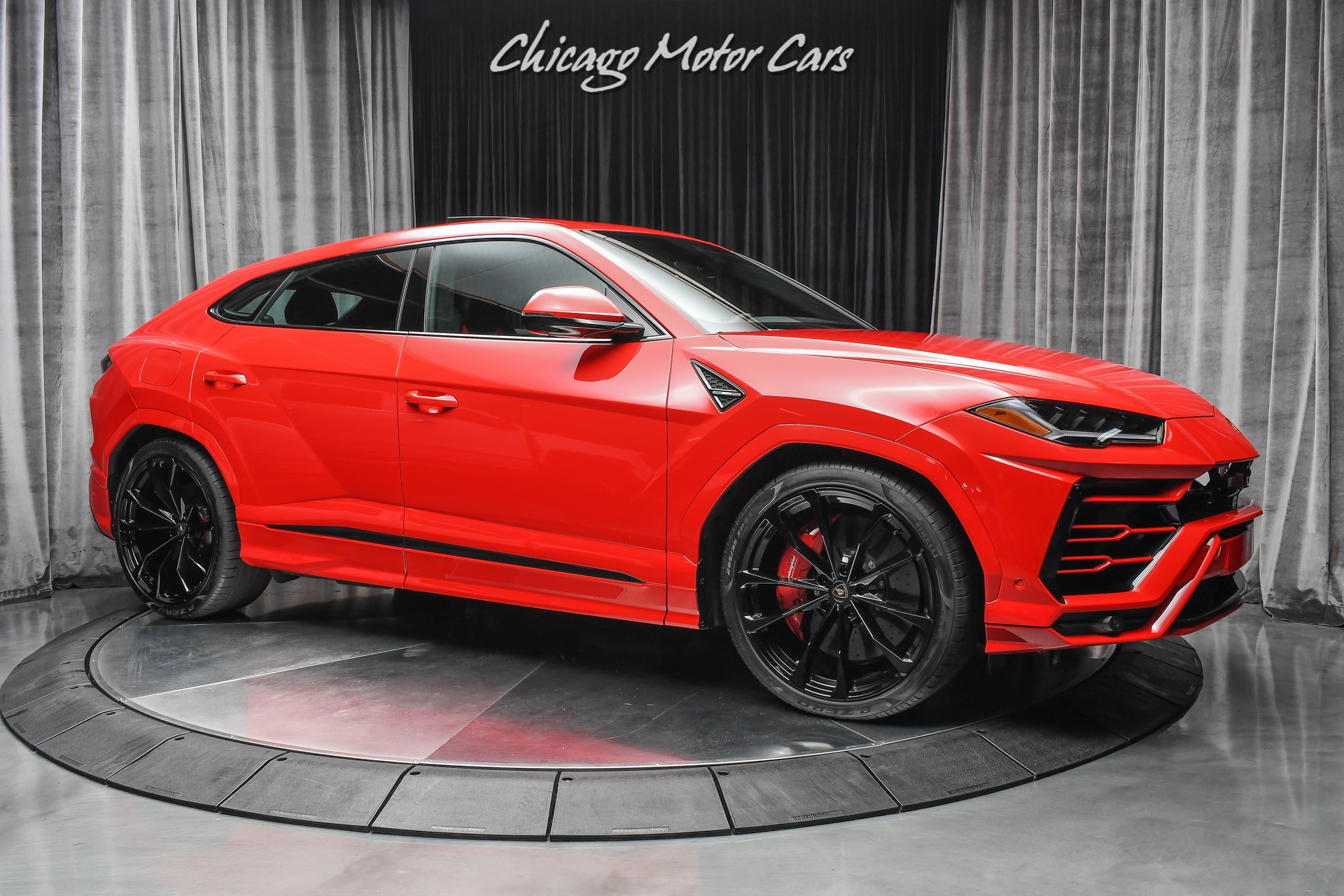 Used-2020-Lamborghini-Urus-Panoramic-Glass-Roof-HOT-RedRed-Color-Combo-Full-ADAS-Package