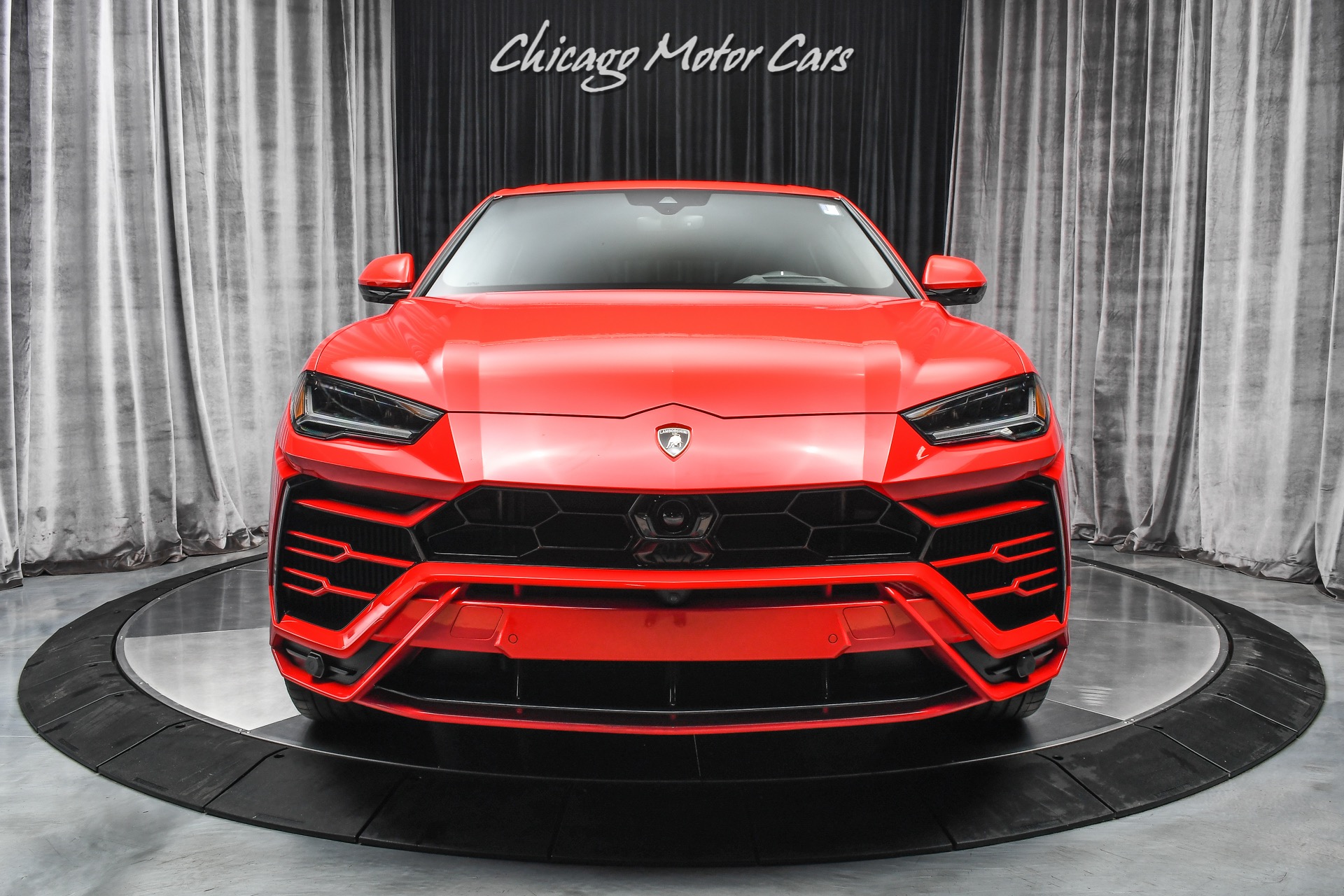 Used-2020-Lamborghini-Urus-Panoramic-Glass-Roof-HOT-RedRed-Color-Combo-Full-ADAS-Package