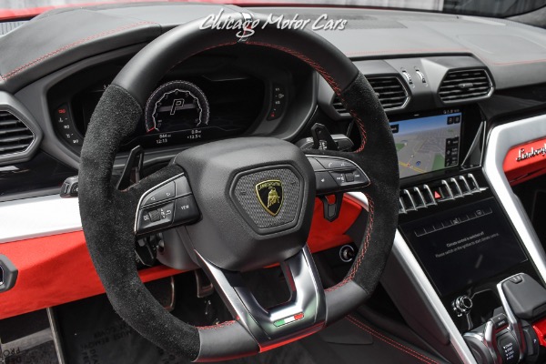 Used-2020-Lamborghini-Urus-Panoramic-Glass-Roof-HOT-RedRed-Color-Combo-Full-ADAS-Package