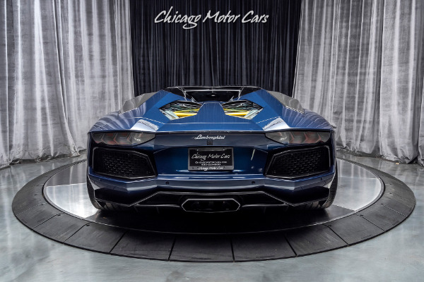 Used 2013 Lamborghini Aventador LP700-4 Roadster Carbon Fiber ADV1s SVJ Upgrades$$$ for sale Sold at Chicago Motor Cars in West Chicago IL 60185 6