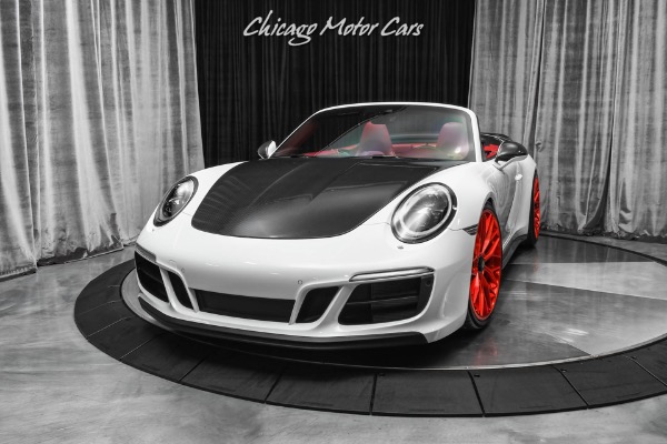 Used 2017 Porsche 911 Carrera 4 GTS Cabriolet 7-Speed Manual! OVER $50k IN UPGRADES! TechArt Carbon Fiber! ANRKY Wheels! for sale Sold at Chicago Motor Cars in West Chicago IL 60185 2