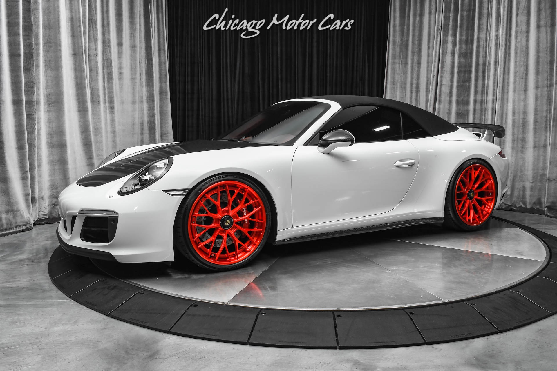 Used-2017-Porsche-911-Carrera-4-GTS-Cabriolet-7-Speed-Manual-OVER-50k-IN-UPGRADES-TechArt-Carbon-Fiber-ANRKY-Wheels