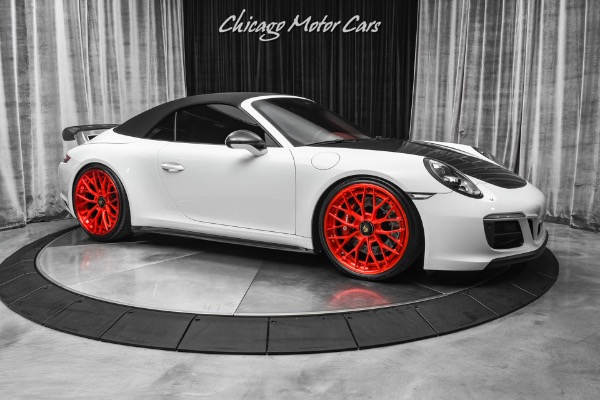 Used-2017-Porsche-911-Carrera-4-GTS-Cabriolet-7-Speed-Manual-OVER-50k-IN-UPGRADES-TechArt-Carbon-Fiber-ANRKY-Wheels