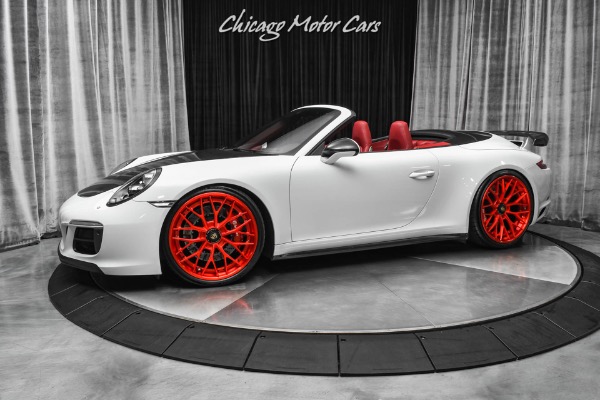 Used 2017 Porsche 911 Carrera 4 GTS Cabriolet 7-Speed Manual! OVER $50k IN UPGRADES! TechArt Carbon Fiber! ANRKY Wheels! for sale Sold at Chicago Motor Cars in West Chicago IL 60185 1