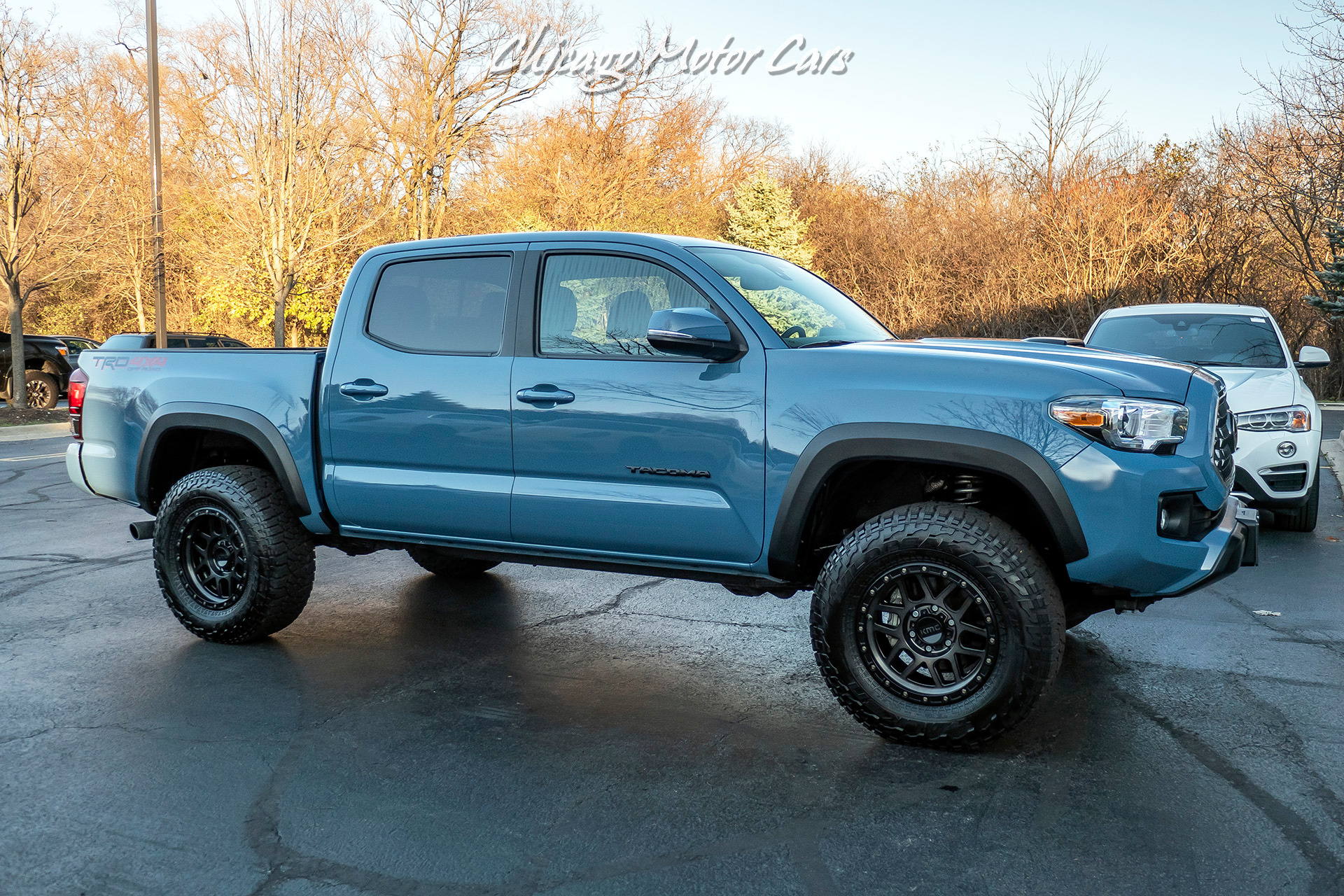 Used-2019-Toyota-Tacoma-TRD-Off-Road-4x4-Lifted-with-Upgraded-Tires-RARE-Calvary-Blue