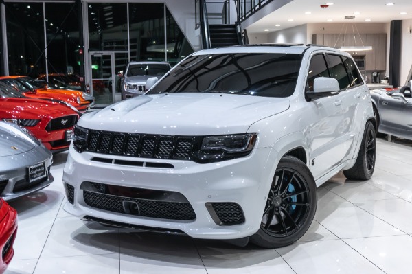 Used 2018 Jeep Grand Cherokee TRACKHAWK PERFORMANCE UPGRADES! FLEX FUEL 1100HP! PANO! HARMAN KARDON! for sale Sold at Chicago Motor Cars in West Chicago IL 60185 3