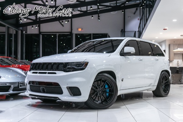 Used 2018 Jeep Grand Cherokee TRACKHAWK PERFORMANCE UPGRADES! FLEX FUEL 1100HP! PANO! HARMAN KARDON! for sale Sold at Chicago Motor Cars in West Chicago IL 60185 1