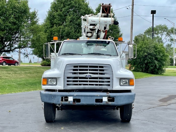 Used 1999 Ford F800 w/Altec TA40 40 Boom with Lift Bucket-LOW MILES! for sale Sold at Chicago Motor Cars in West Chicago IL 60185 2