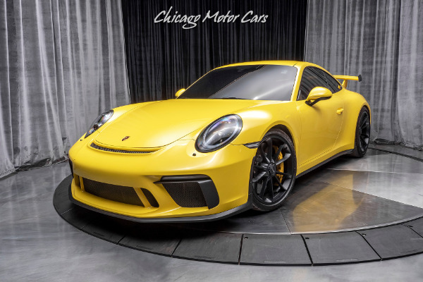Used 2018 Porsche 911 GT3 PCCBs Carbon Buckets MSRP $171k+ SOUL Exhaust! Paint Protection Film! for sale Sold at Chicago Motor Cars in West Chicago IL 60185 2