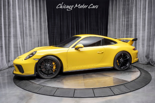 Used 2018 Porsche 911 GT3 PCCBs Carbon Buckets MSRP $171k+ SOUL Exhaust! Paint Protection Film! for sale Sold at Chicago Motor Cars in West Chicago IL 60185 1
