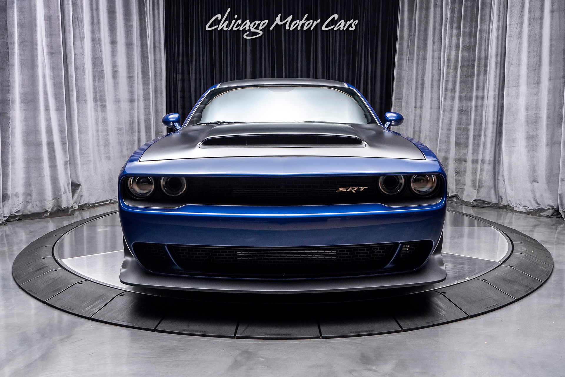 Used-2018-Dodge-Challenger-SRT-Demon-RARE-INDIGO-BLUE-PAINT-DEMON-CRATE-Only-600-Miles